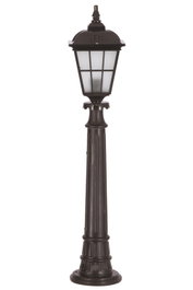 Opviq Lámpara de Suelo Exterior Negra